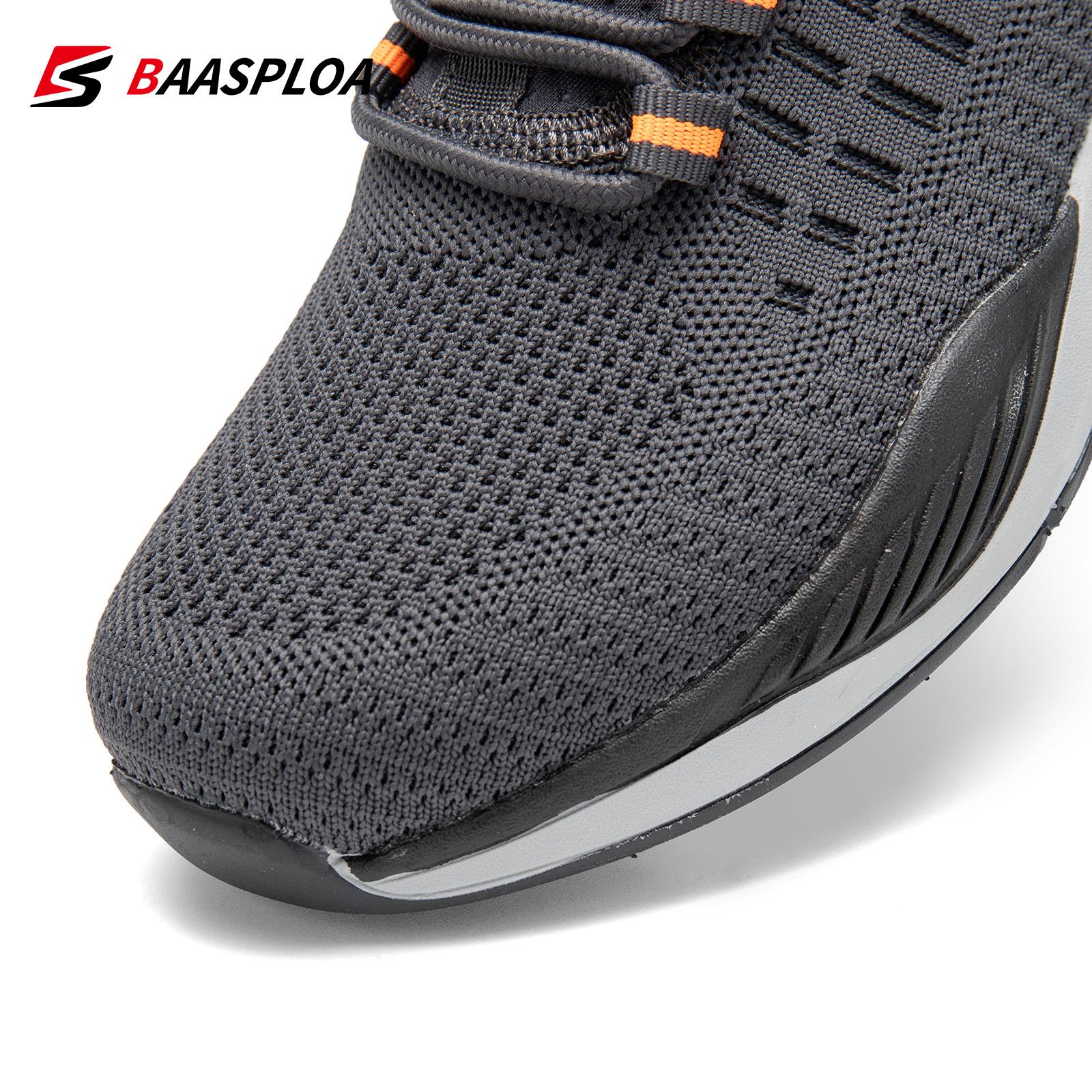 Baasploa мужские кроссовки легкие дышащие кроссовки износостойкие повседневные мужские — фото 10