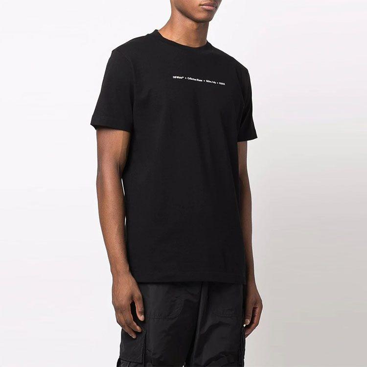 OFF WHITE Tornado Arrow Slim Fit T Shirt OMAA027F21JER0101084