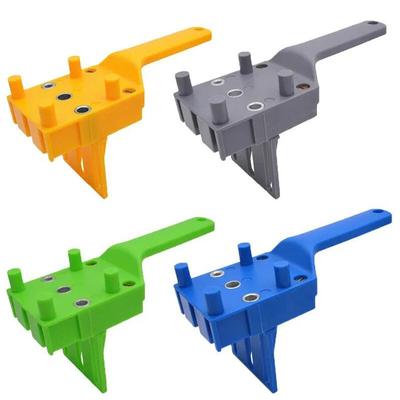 Woodworking Straight Hole Drilling Locator Handheld Furniture Wood Tenon Wooden Board Connection Positioning Drilling Tool