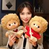 1pc 30cm Kawaii Golden Lion With Clothes Peluche Toys Lovely Lion Wears Sweater Pouchs Stuffed Soft Animal Toy For Children Gifts