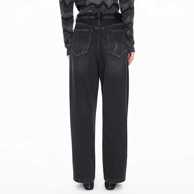 JNBY 2025 Winter Straight-Leg Denim Jeans