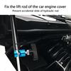1pc Cars Anti-skid Air Pressure Lever in Trunk Car Engine Cover Support Hood Lifting Rod Fixing  Anti-slip Fixing Tool