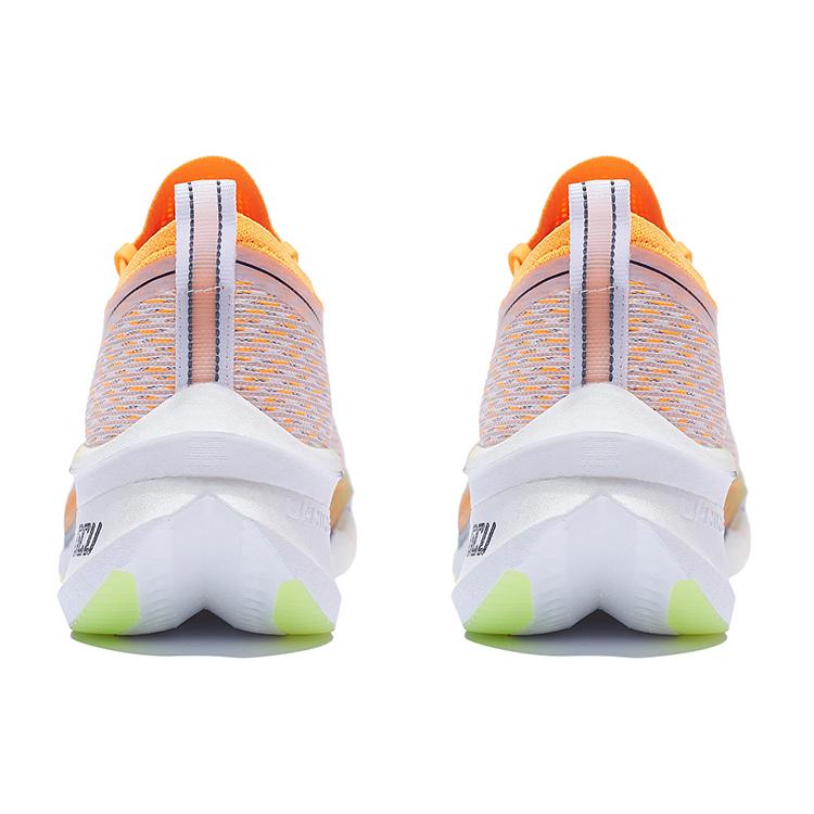 New LiNing Feidian 3 Ultra Cushioning Anti Slip And Wear Resistant Rebound Low Top Running Shoes Unisex Orange White ARMT033-1