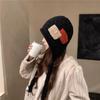 Retro Long Tassels Crochet Knitted Hat Wool Vintage Knit Beanies Warm Korean Ear Protection Hat Autumn