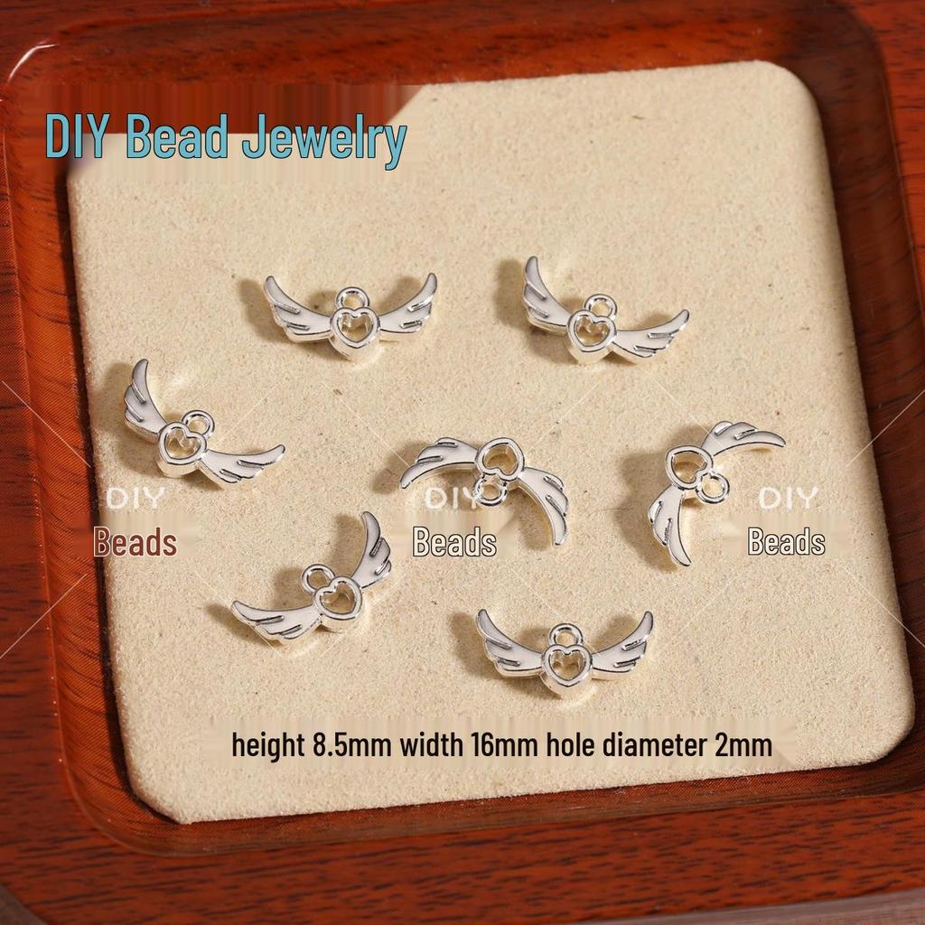 Love Heart Pendant Charm Alloy Jewelry for DIY Bracelets & Necklaces