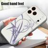 Magnetic For Magsafe Case For iPhone 17 Pro Max Purple Orchid Floral Pattern Skin Feeling Cover For iPhone 16 15 14 13 Pro Max