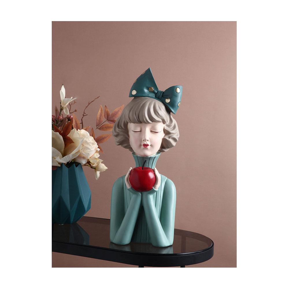 Harz Mädchen Kunst Wohndekor Dekoration Zimmer Figuren Für Innen Schreibtischzubehör Kawaii Statue Skulpturen Nordisch Wohnen
