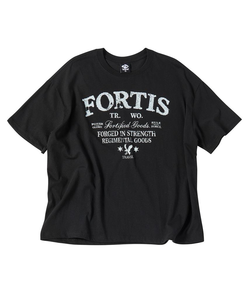 TRAVEL Fortis Crop Short Sleeve Tee Black
