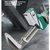 Right-Angle F-Type Wrench Plumbing  Wide Jaw Opening Adjustable Universal Torque Spanner Plumber Auto Repair Tools