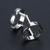 Punk Finger Loop Ring Gothic Double Hinged Joint Rings Bendable Adjustable Ring for Girl Boy Jewelry Cosplay Accessory