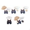 Plush Doll Clothes for 17cm Stylish Soft Photo Props Cute Outifits