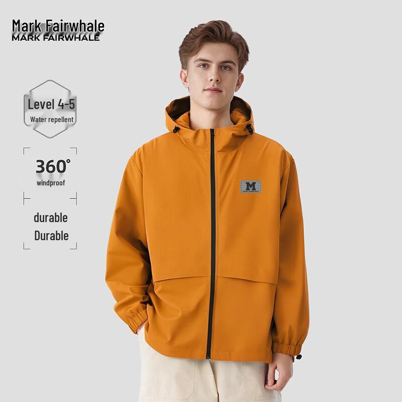 Mark Fairwhale Men's Trendy Lightweight Windproof Jacket