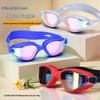 Vuxna Anti-im Elektropläterade Simglasögon - Silikon i ett stycke med Stor Ram