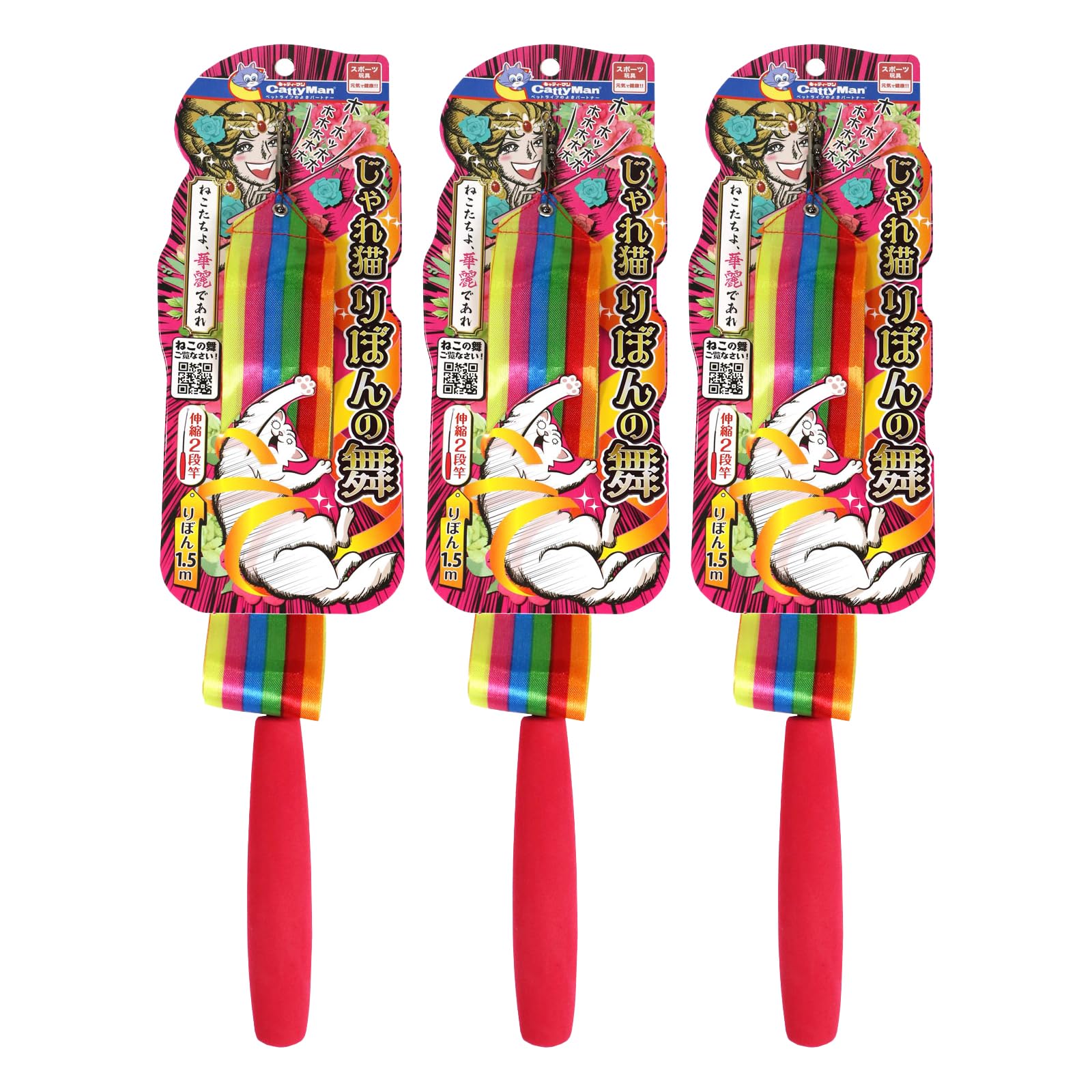 

Catty Man Игривый кот Ленточный танец Набор из 3 штук