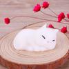 Søt tegneseriekatt Squishy leketøy Stressrelief Myk minidyrklemmelekegave