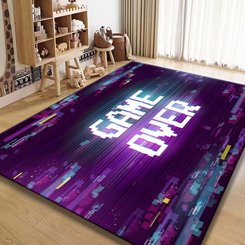 Zimní domácí herní konzole Rukojeť Koberec Obývací pokoj Koberec Místnost E-sports Videohra Dekorativní koberec Podložka na podlahu