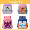 Charming And Versatile Cute Bear Backpack For School Durable Canvas With Comfortable Straps