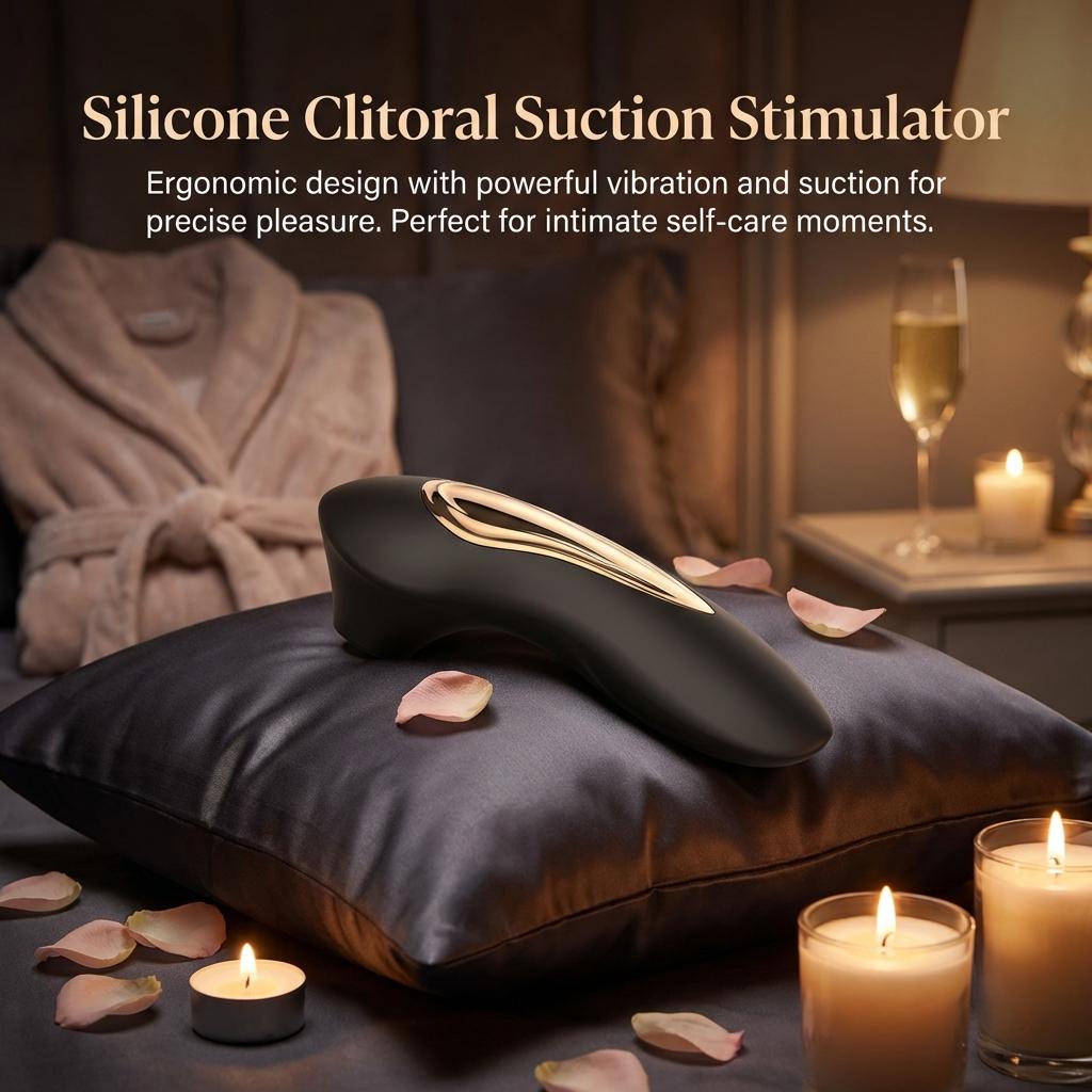 Clitoral Stimulator For Women With Suction And Vibration Function Made Of Medical Grade Silicone