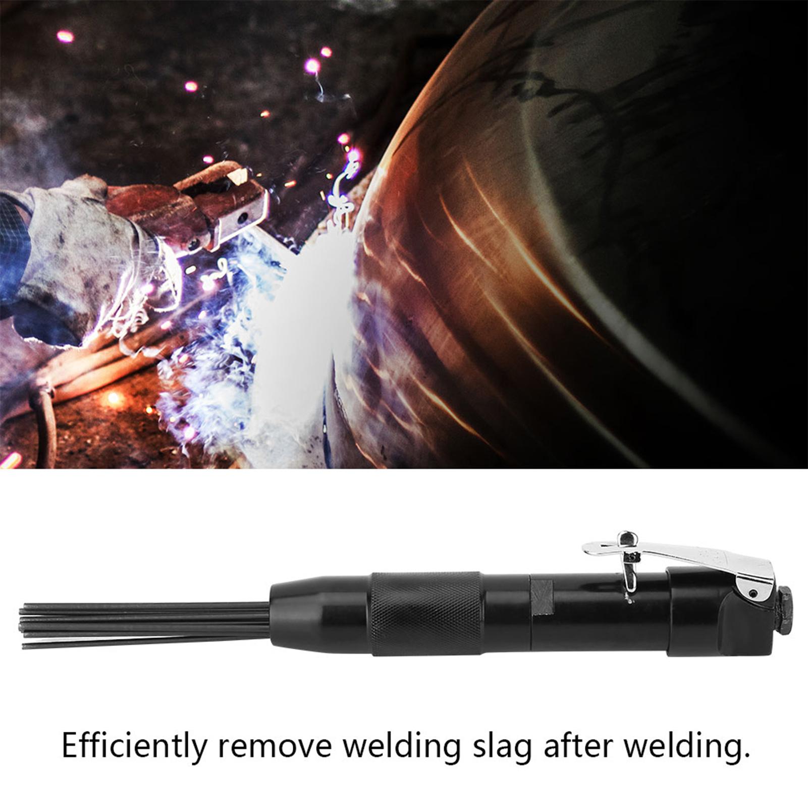 

4400 rpm Needle Slag Cleaner Air Pneumatic Rust Corrosion Slag Remove Deburring Cleaning Tool чорний