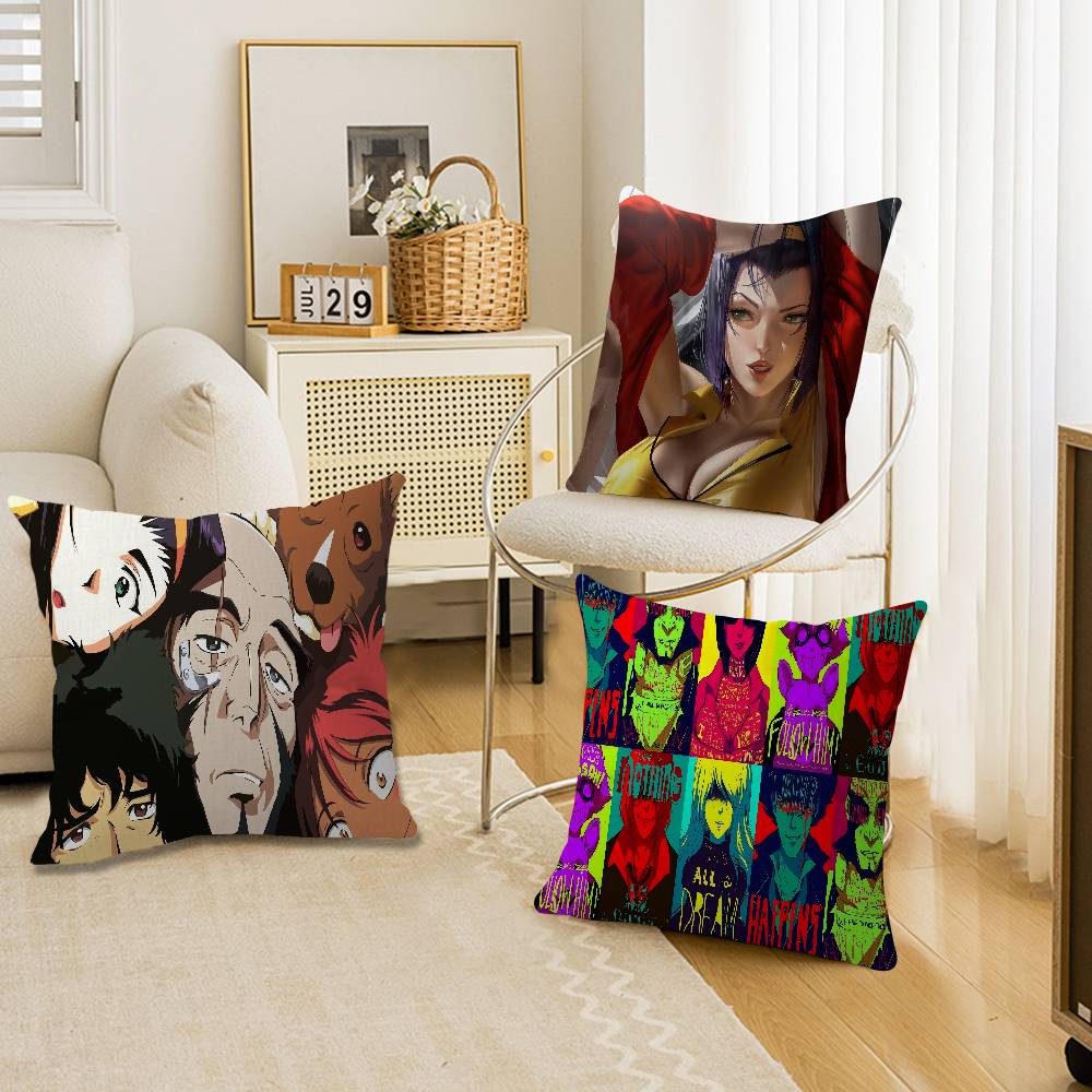 C-Cowboy B-Bebop Anime Cushion Cover Decorative Pillow Sofa Home Decor Case Pillow Cases