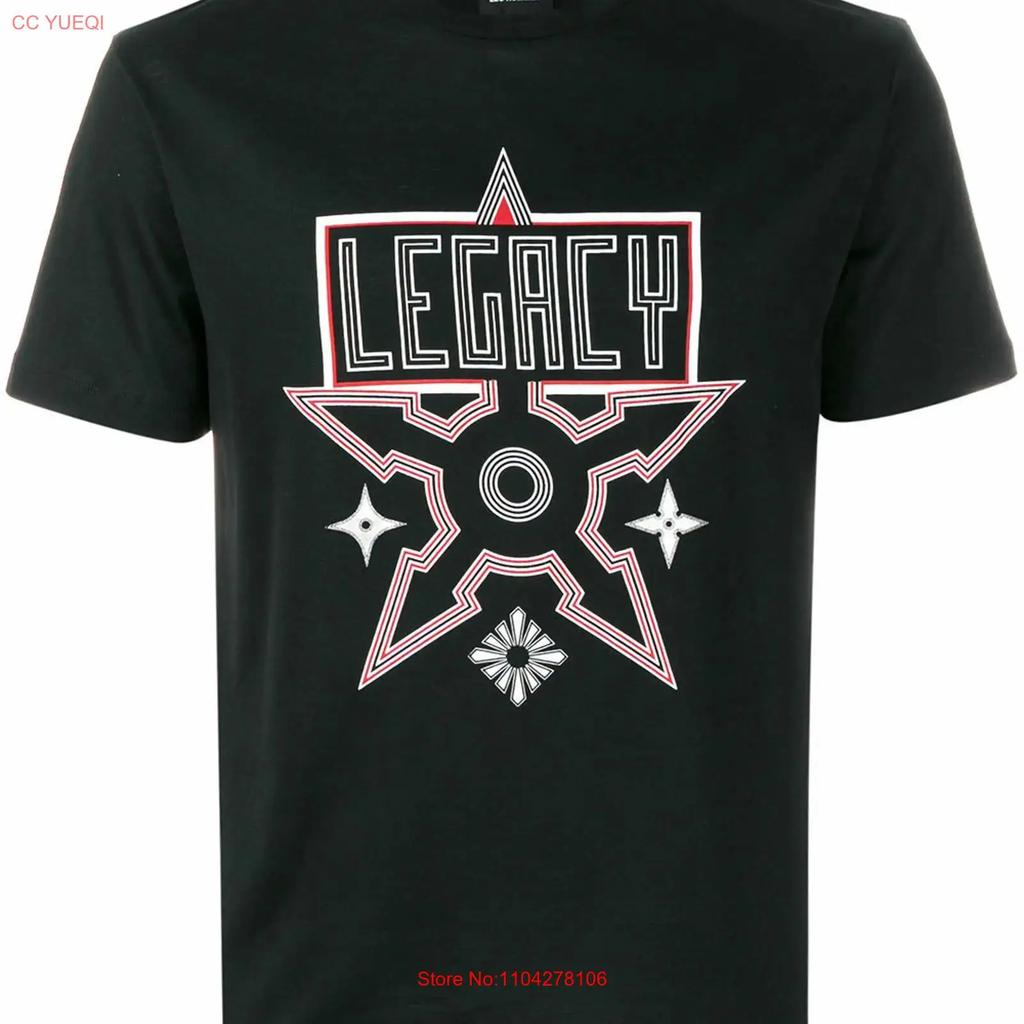 Les Hommes Legacy Print T Shirt Defect Vintage Homme Breathable Stylish Unisex Fashion Casual Streetwear Stretched