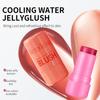 Jelly Blush Stick: Moisturizing Shimmer, Natural Contouring, Dual-use for Lips and Cheeks, Long-lasting Makeup, Highlight Rouge Cream