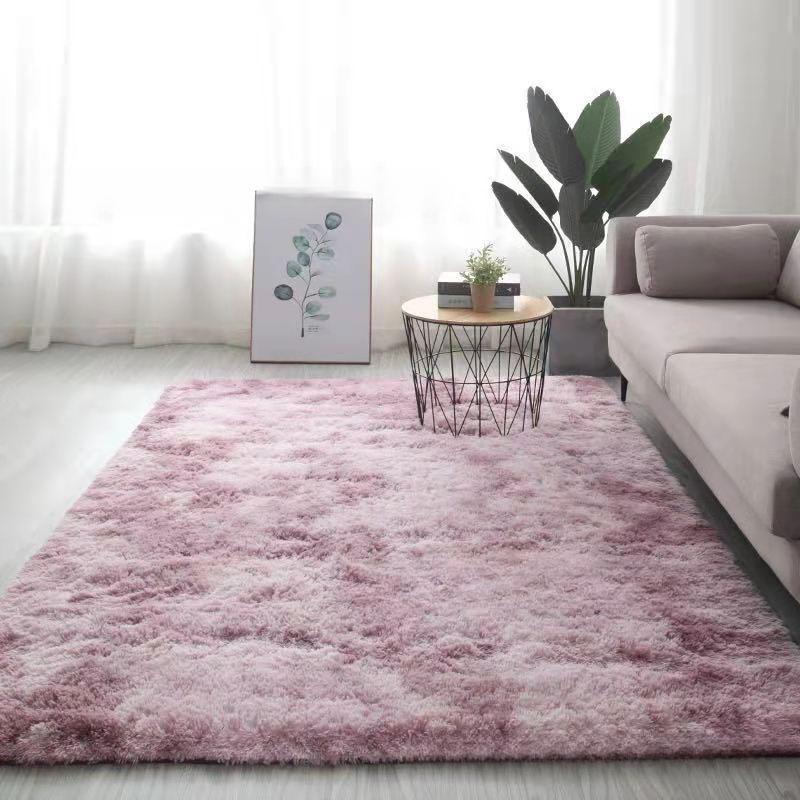 Tie-dye Carpet Plush Living Room Floor Bedroom Bedside Floor Mat
