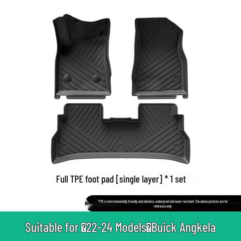 Eco-Friendly TPE Floor & Trunk Mats for 2022-2024 Buick Angke Lang