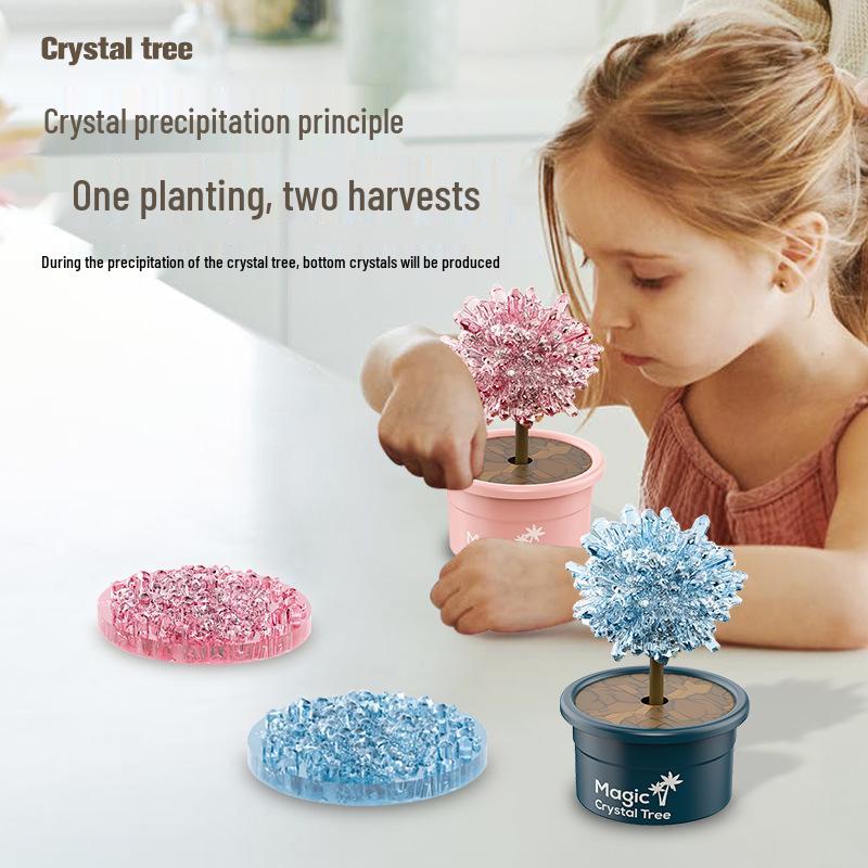 DIY Crystal Growing Magic Tree: Educational Toy for Primary Students