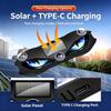 Night Driving Solar LED Warning Light for Cars and Motorcycles, Suction Cup Vehicle Lamp for Parking Visibility Support
