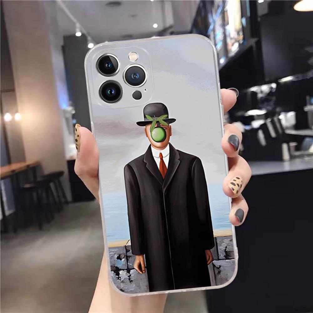 

Surrealist Silhouette Print Phone Case for iPhone 17 16 15 14 13 12 11 Series Pro Max Plus Double Layer Protection iphone 11