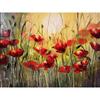 Gjør-det-selv Valmue Scenery 5D Diamantmaleri Hel Rund Drill Mosaikk Landskap Diamantbroderi Blomster Korssting Julegave
