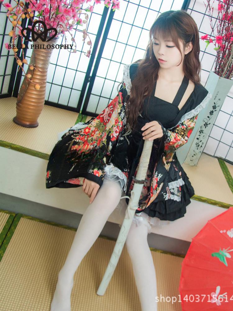 New Dress Sweet Janpan  Elegent Party Dress Costume Halloween Party Cosplay Long Sleeve Cosplay Clothing