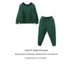 Women's Plus Size Hooded Two-Piece Set - Loose Fit, Long Sleeve, Spring/Autumn 2026 Korean Style
