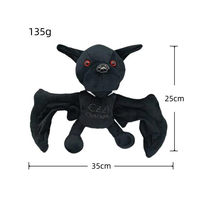 Neues Ozzys Osbournes Fledermaus Plüschtier Fledermaus Ozzys Osbournes Puppe Merch Ozzys Osbournes Plüschtier Fledermaus Halloween Weihnachten Geburtstagsgeschenk