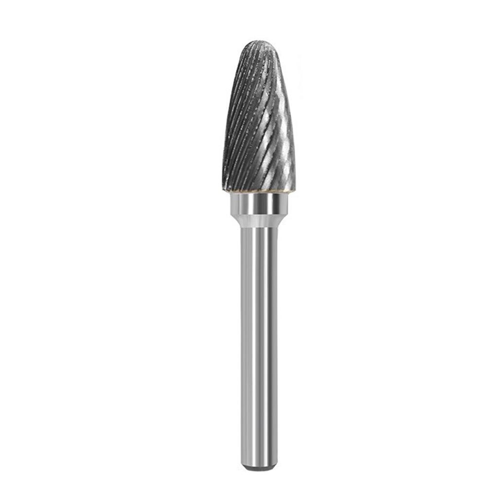 Carbides Rotary File Tool Double /Single Flute Design Point Burr Die Grinders For Metalworking Wood Carving Polishing