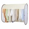 Astro Clothing Cover, Light Beige, Laundry Cover, Hanger Rack Cover, Privacy Cover, Foldable, 711-38