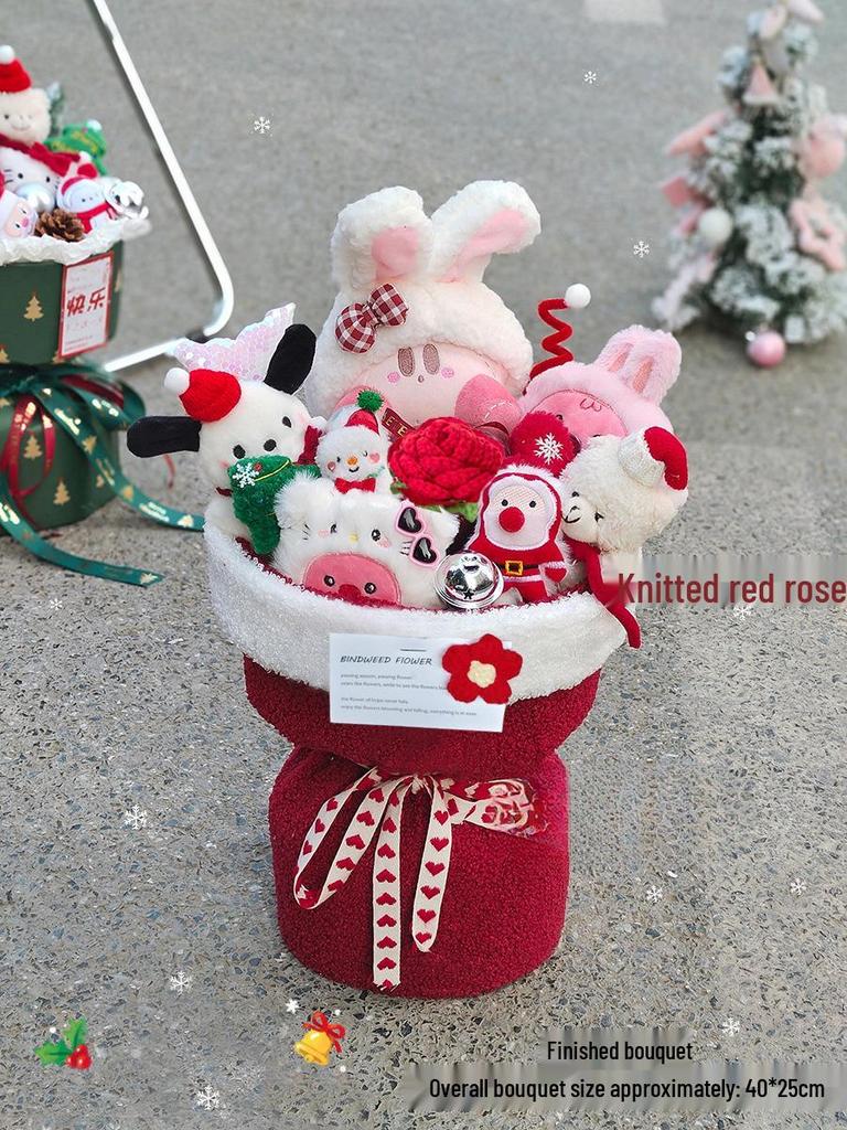 Valentine's Day Kitty Plush Bouquet: Perfect Gift for Girlfriend or Bestie