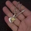 Hip Hop Guitar Necklace Pendant