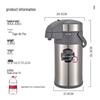 Tiger 4L Stainless Steel Airpot