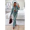 Foreign Trade Original Order WF American Vintage Slimming Washed All-Matching Trumpet Pants Slim Fit Lapel Denim Coat Trendy D21214