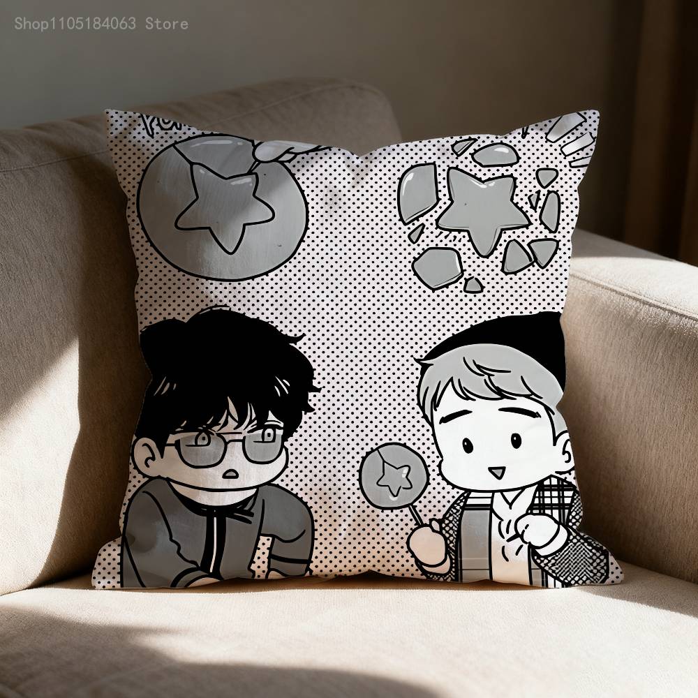 BJ A-Alex Comic Throw Pillow Case For 45x45cm 40x40cm 55x55cm 50x50cm 30x30cm Square Car Pillowcase Shell