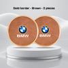 For BMW X1X2 X3 X5X4 X6 X7 1 3 5 7 Series F40 E90 G20 G30 i7 i8 2Pcs Leather Car Coaster Anti-slip Pad Water Cup Mat Accessories ulbn07