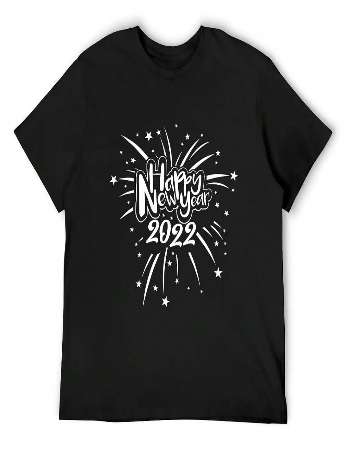 Happy New Year,Gift Idea For Mom, Gift Idea For Girlfriend,Gift Idea Gift, T-Shirt Vintage Anime Shirt Man Clothes unisexs T Shirt S