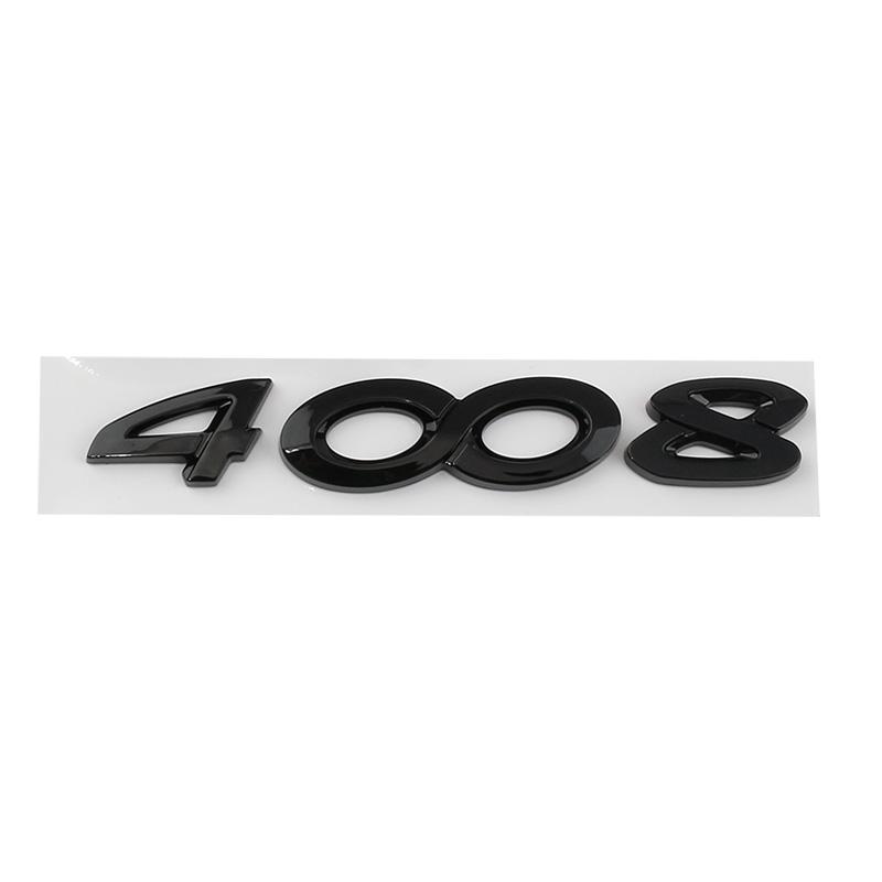 Car Rear Trunk Boot Letters Words Logo Replace Badge Emblem Decals Sticker For d444 2008 3008 4008 5008 Styling Accessories 444d