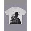 GLYDE 2000s Vintage Casual Print Y2k Short Sleeve O-Neck Streetwear Harajuku Gothic Tee Crop Top Women's Men Clothes