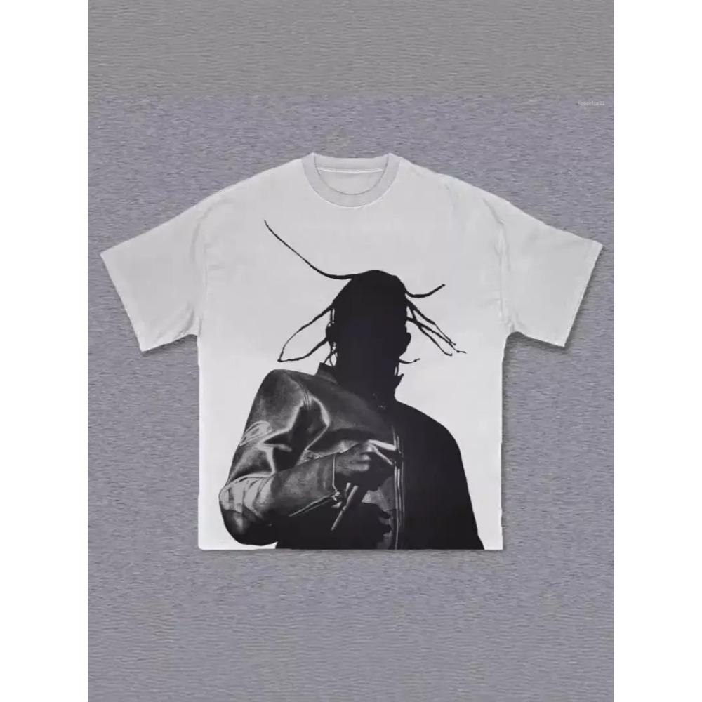 GLYDE 2000s Vintage Casual Print Y2k Short Sleeve O-Neck Streetwear Harajuku Gothic Tee Crop Top Women's Men Clothes