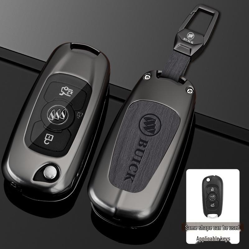 Smart Key Case Shell with Buckle for Buick Verano 15-19 Models - Unisex