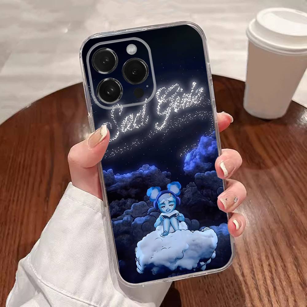 J-Junior H Sad Girl Transport Phone Case For iPhone 17,16,15,14,13,12,11,Pro,XS,Max,XR,Plus,E,SE4,Mini Shockproof Soft Cover