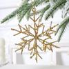Snowflakes Hanging Ornaments Holiday Display Christmas Decoration Accessories Classic Funny Lightweight Photo Props 10x12.5cm